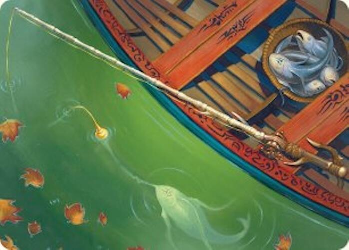 Fishing Pole Art Card (18/54) [Foundations Art Series] | Spectrum Games