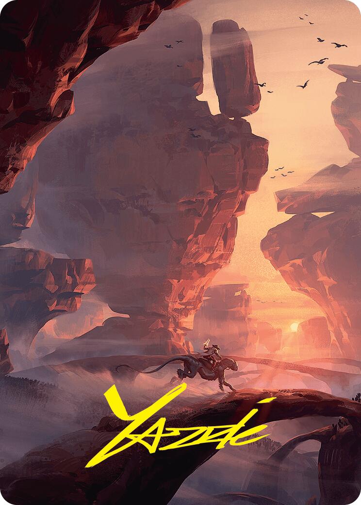 Mountain Art Card (24/54) (Gold-Stamped Signature) [Foundations Art Series] | Spectrum Games