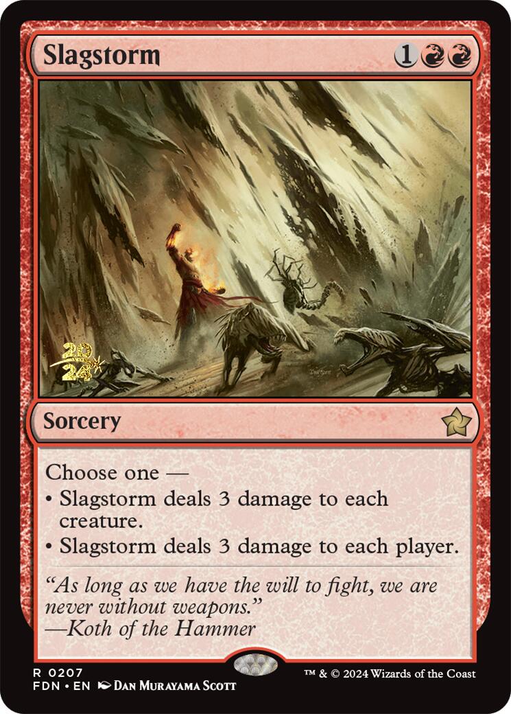 Slagstorm [Foundations Prerelease Promos] | Spectrum Games