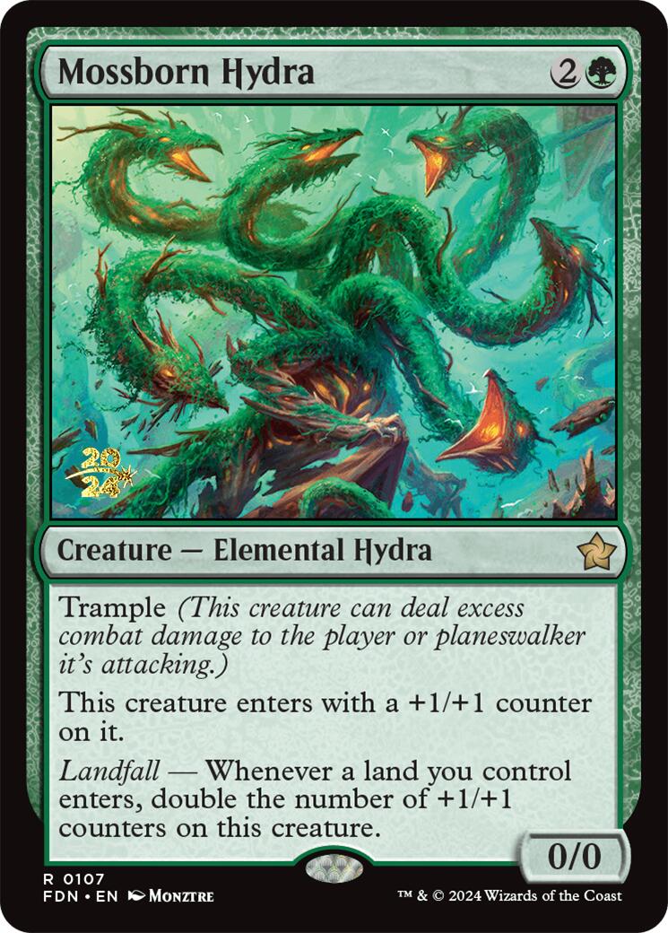 Mossborn Hydra [Foundations Prerelease Promos] | Spectrum Games