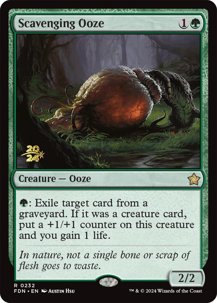 Scavenging Ooze [Foundations Prerelease Promos] | Spectrum Games