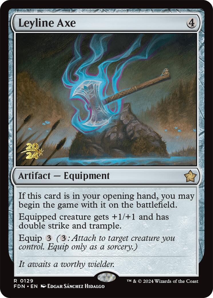 Leyline Axe [Foundations Prerelease Promos] | Spectrum Games