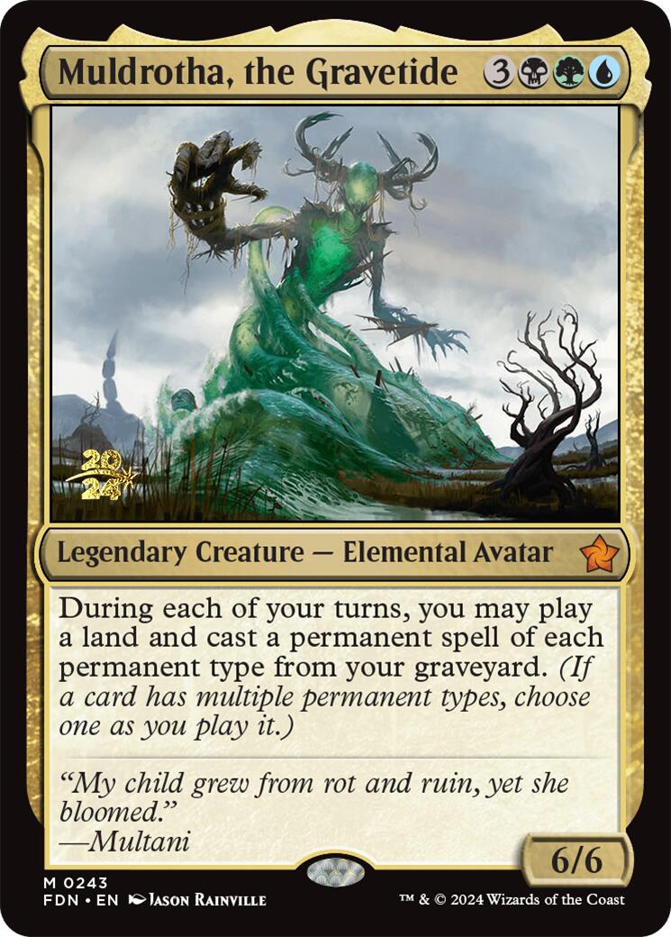 Muldrotha, the Gravetide [Foundations Prerelease Promos] | Spectrum Games