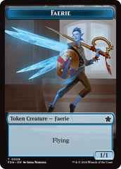 Faerie // Fish Doubled-Sided Token [Foundations Tokens] | Spectrum Games