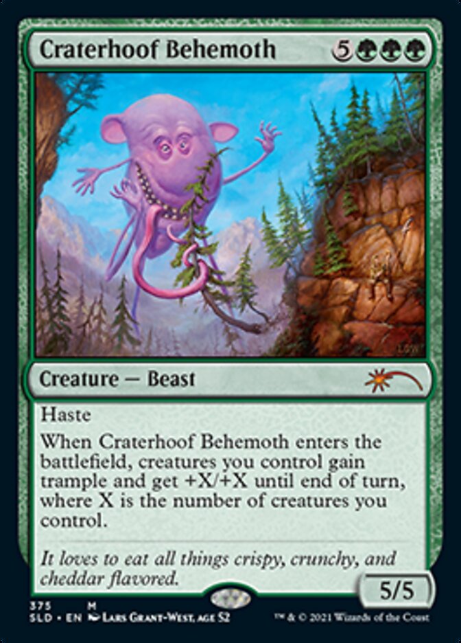 Craterhoof Behemoth (375) [Secret Lair Drop Series] | Spectrum Games