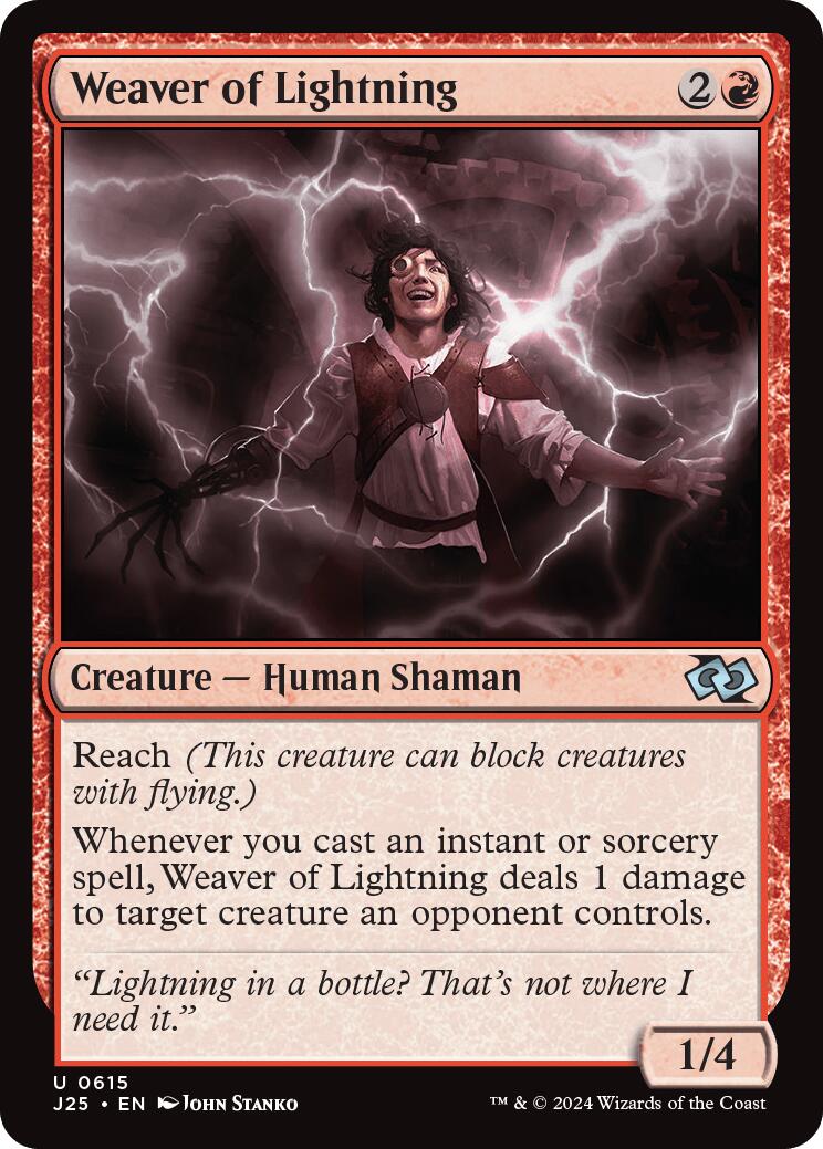 Weaver of Lightning [Foundations Jumpstart] | Spectrum Games