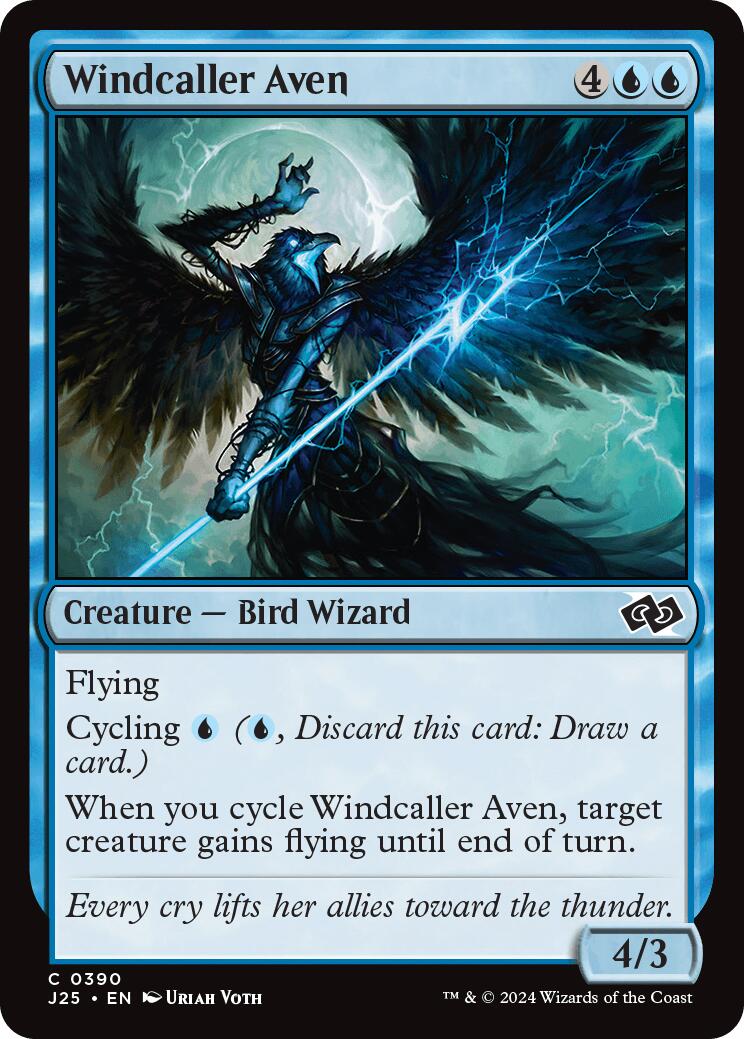 Windcaller Aven [Foundations Jumpstart] | Spectrum Games