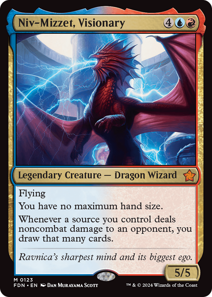 Niv-Mizzet, Visionary [Foundations] | Spectrum Games