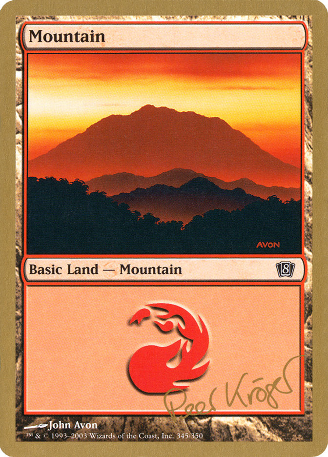Mountain (pk345) (Peer Kroger) [World Championship Decks 2003] | Spectrum Games