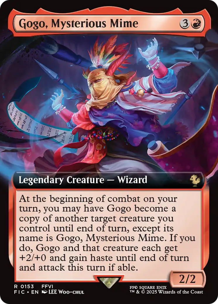 Gogo, Mysterious Mime (Extended Art) [FINAL FANTASY Commander] | Spectrum Games