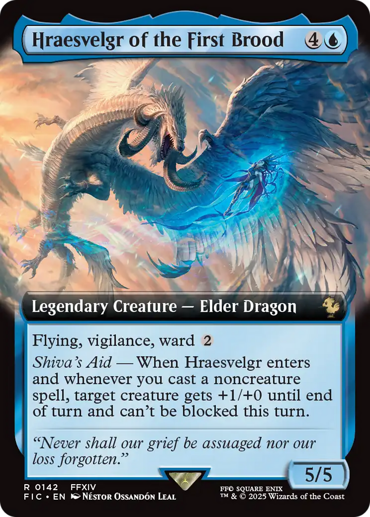 Hraesvelgr of the First Brood (Extended Art) [FINAL FANTASY Commander] | Spectrum Games