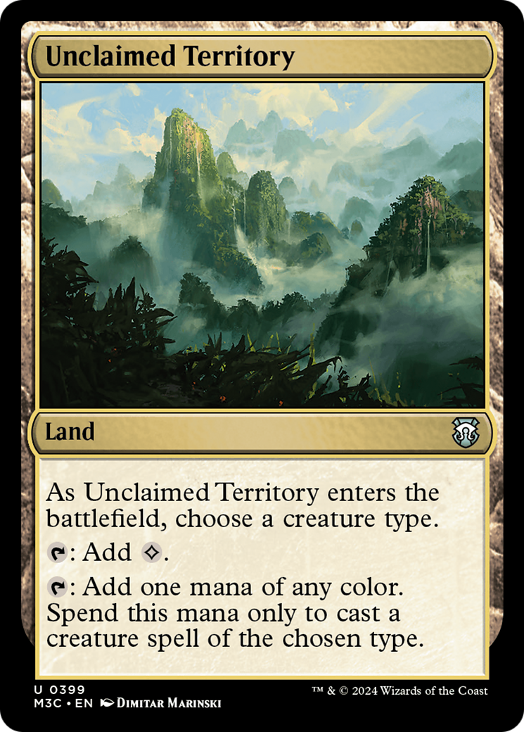 Unclaimed Territory (Ripple Foil) [Modern Horizons 3 Commander] | Spectrum Games