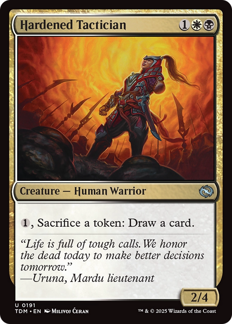 Hardened Tactician [Tarkir: Dragonstorm] | Spectrum Games