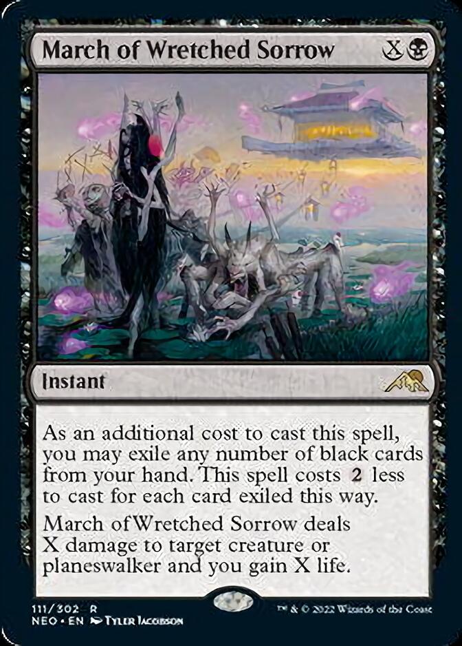 March of Wretched Sorrow [Kamigawa: Neon Dynasty] | Spectrum Games