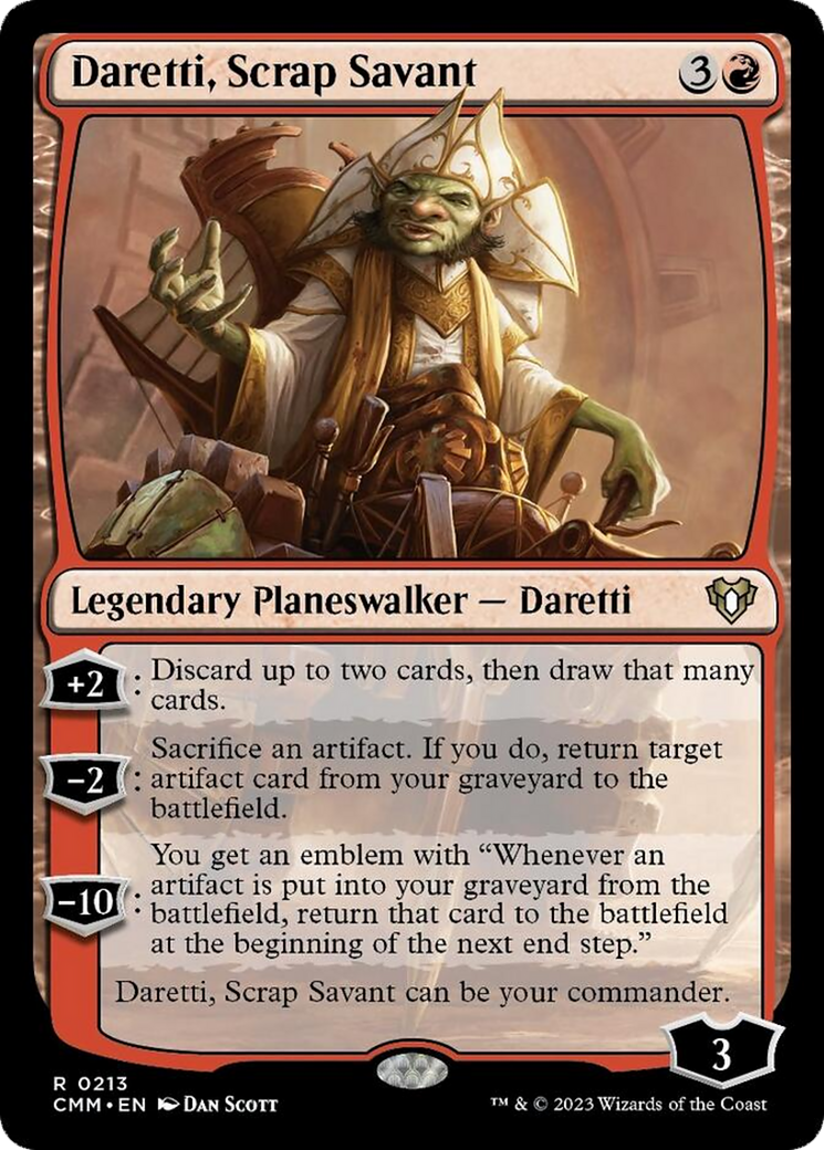 Daretti, Scrap Savant [Commander Masters] | Spectrum Games