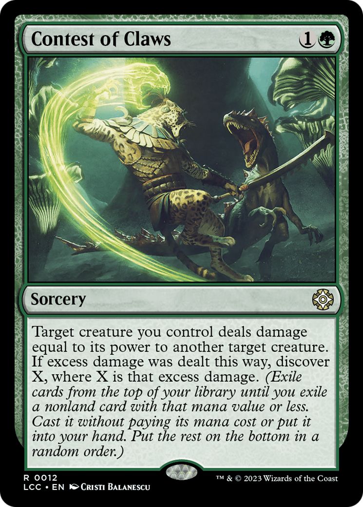Contest of Claws [The Lost Caverns of Ixalan Commander] | Spectrum Games