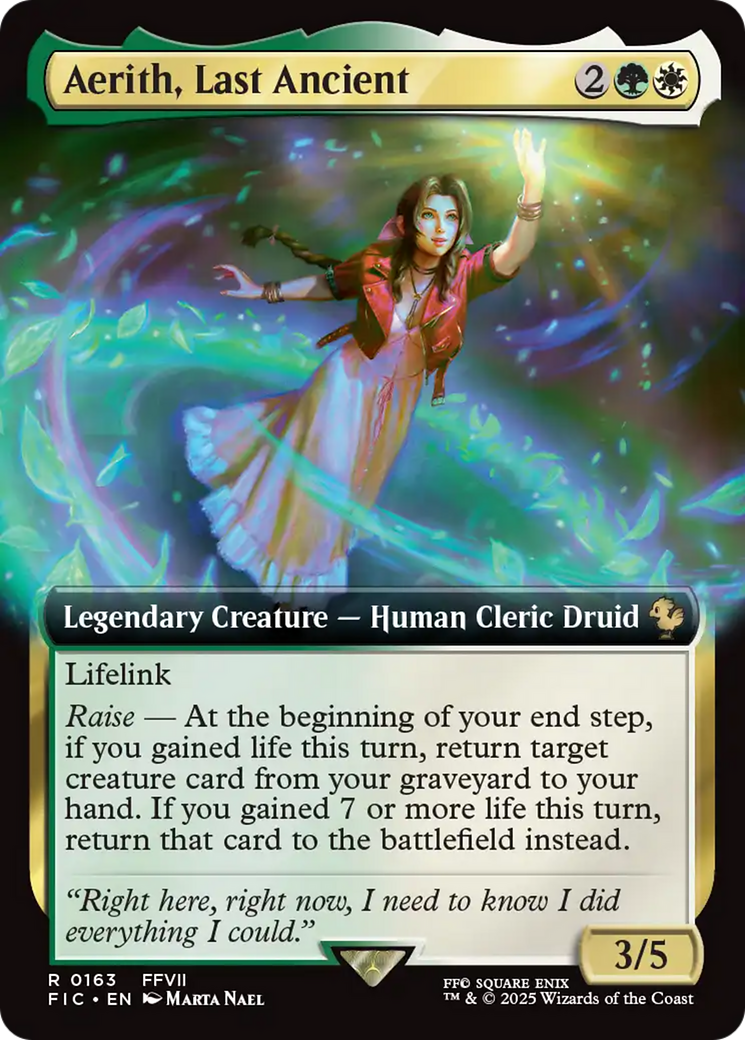 Aerith, Last Ancient (Extended Art) [FINAL FANTASY Commander] | Spectrum Games