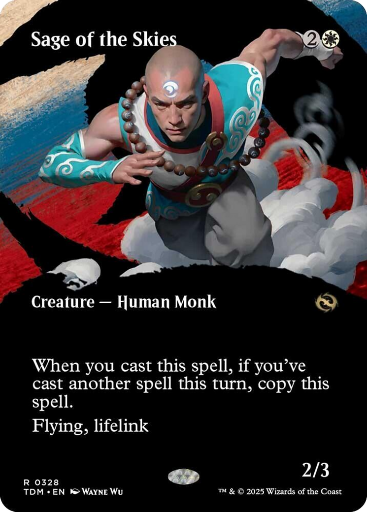 Sage of the Skies (Borderless) [Tarkir: Dragonstorm] | Spectrum Games