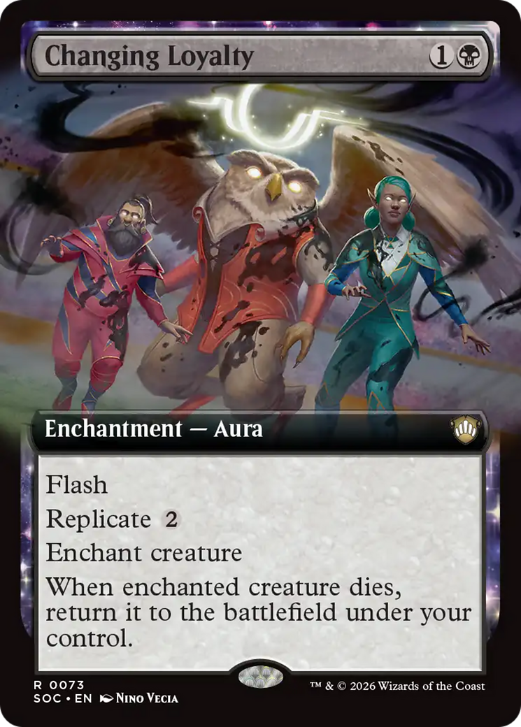 Changing Loyalty (Extended Art) [Secrets of Strixhaven Commander] | Spectrum Games