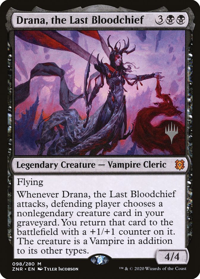 Drana, the Last Bloodchief (Promo Pack) [Zendikar Rising Promos] | Spectrum Games