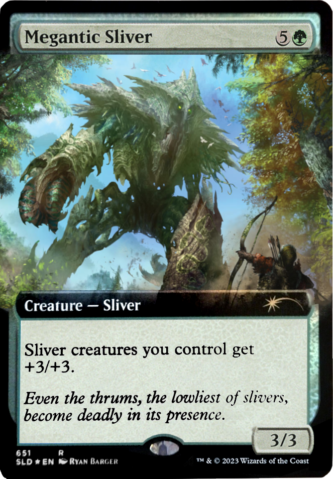 Megantic Sliver (Extended Art) [Secret Lair Drop Promos] | Spectrum Games