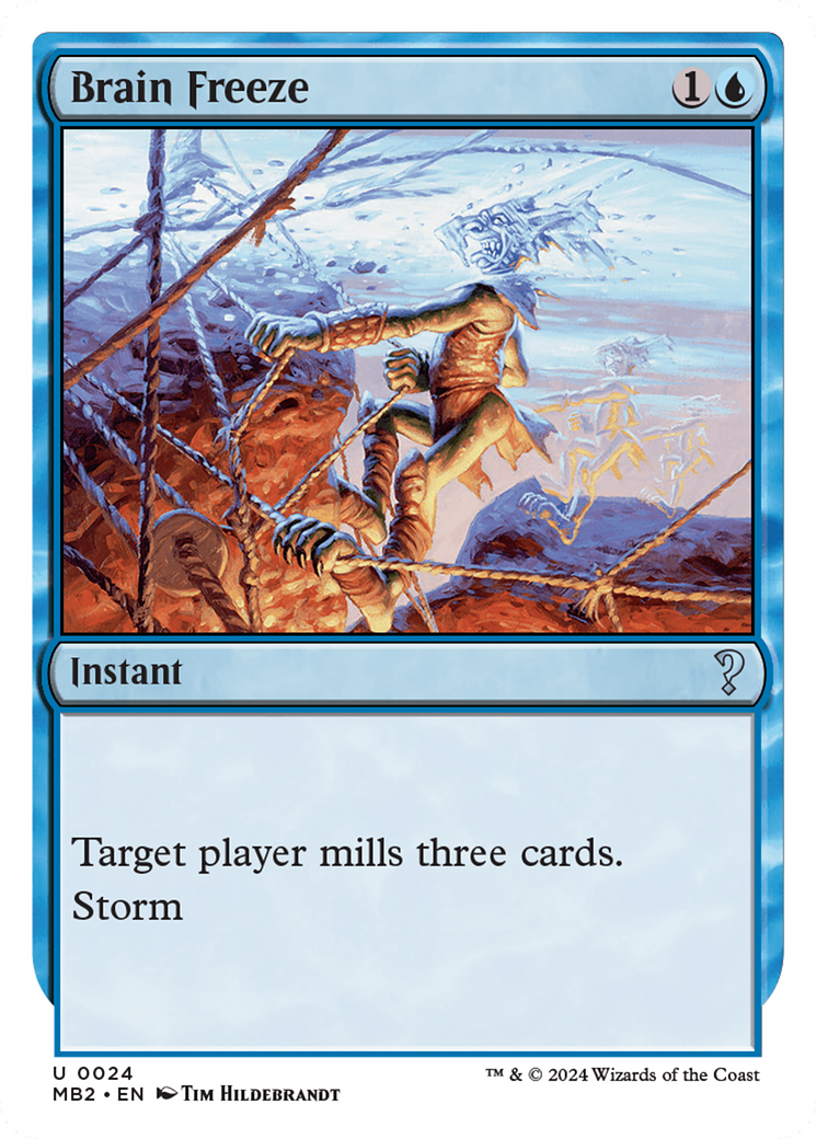 Brain Freeze (White Border) [Mystery Booster 2] | Spectrum Games