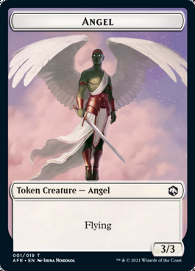 Treasure // Angel Double-Sided Token [Dungeons & Dragons: Adventures in the Forgotten Realms Tokens] | Spectrum Games