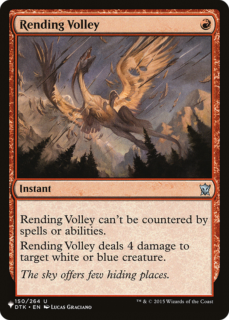 Rending Volley [The List] | Spectrum Games