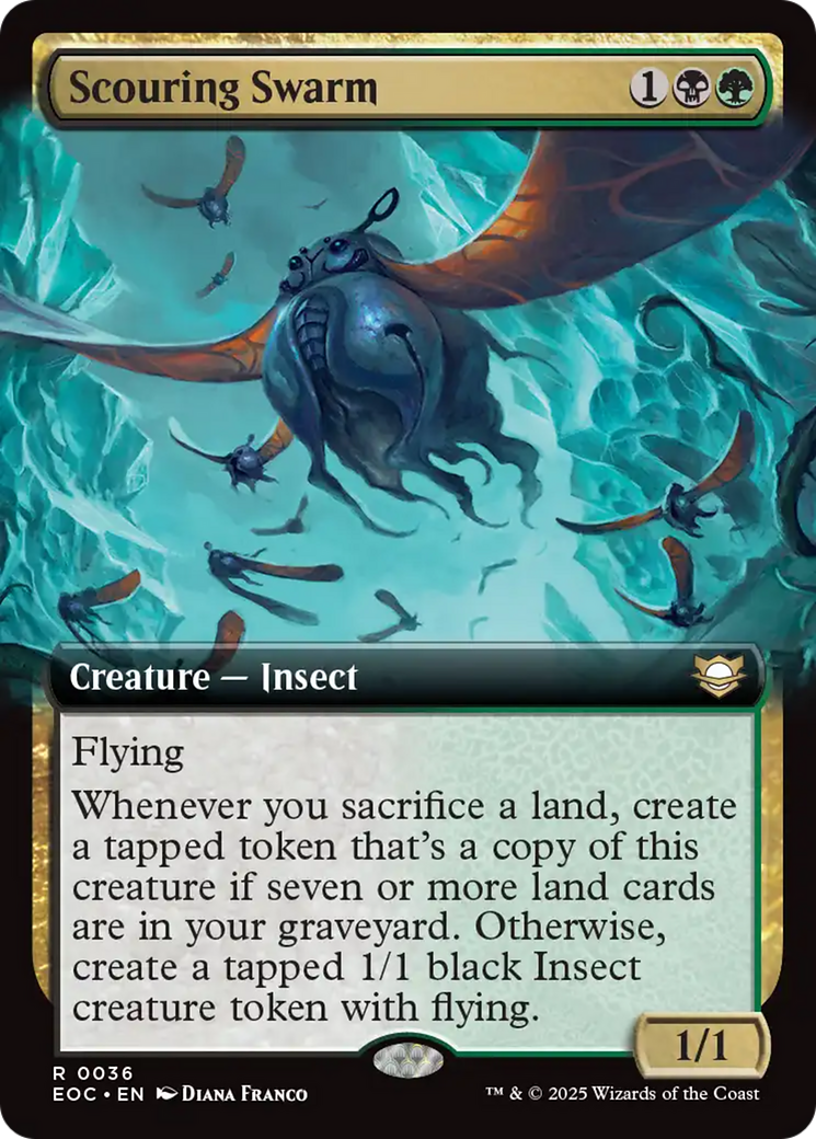 Scouring Swarm (Extended Art) [Edge of Eternities Commander] | Spectrum Games
