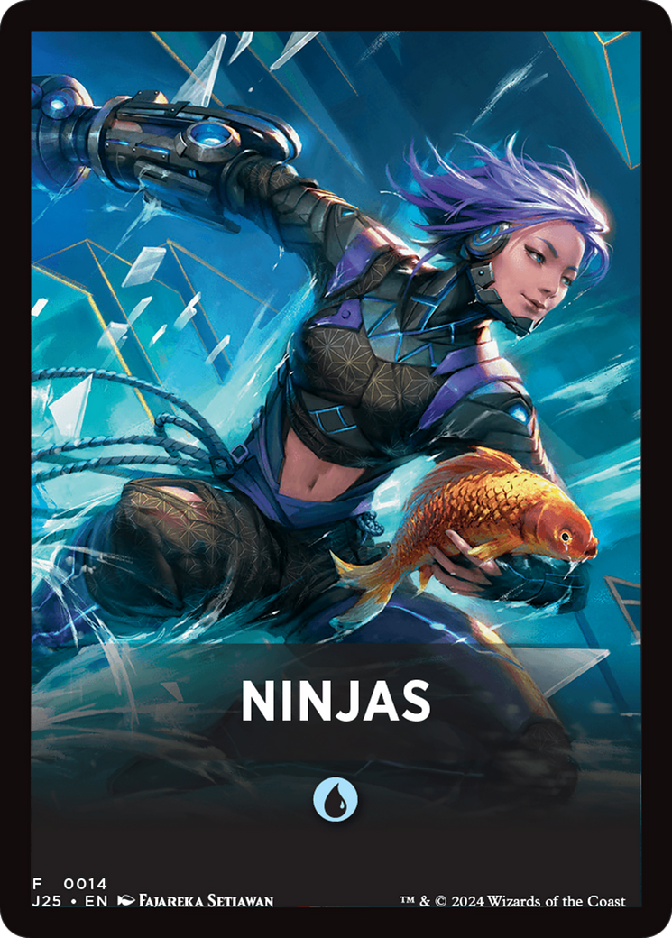 Ninjas Theme Card [Foundations Jumpstart Front Cards] | Spectrum Games