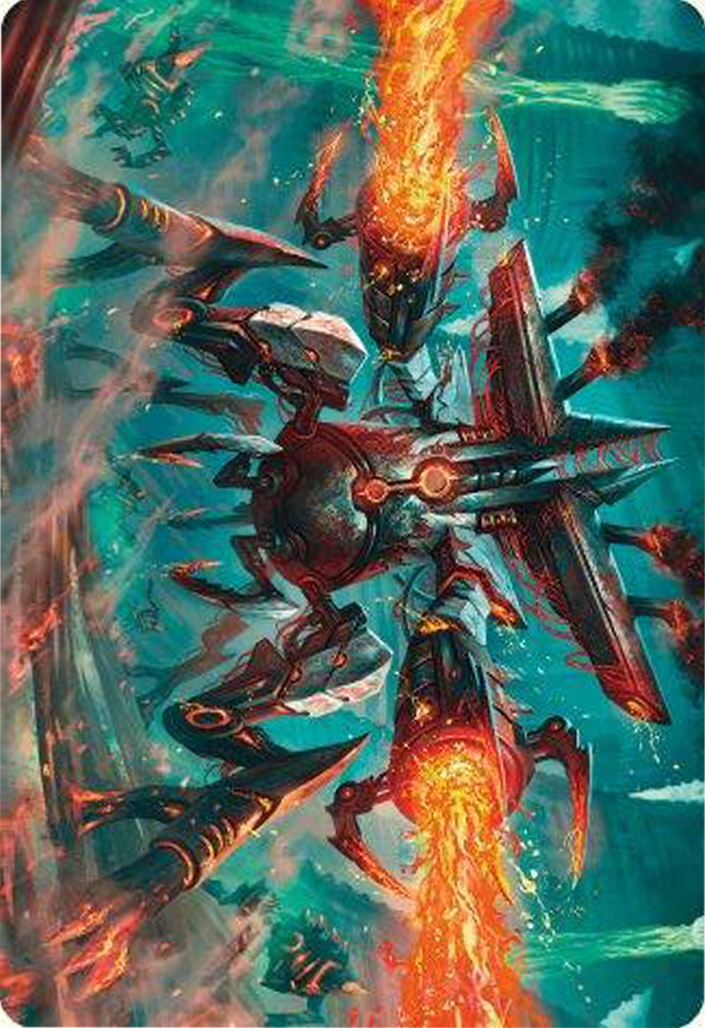 Exterminator Magmarch Art Card [Modern Horizons 3 Art Series] | Spectrum Games