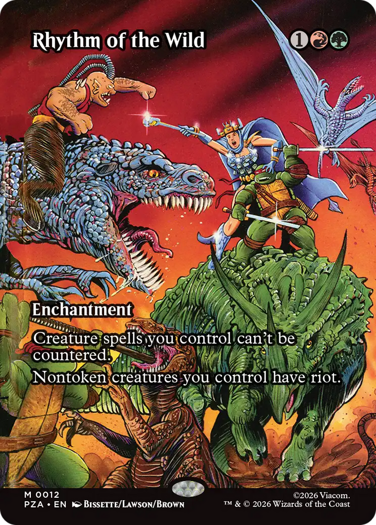 Rhythm of the Wild (Borderless) [Teenage Mutant Ninja Turtles Eternal-Legal] | Spectrum Games