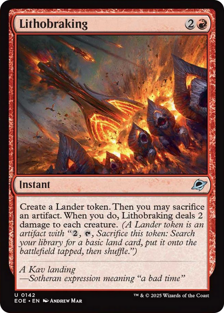 Lithobraking [Edge of Eternities] | Spectrum Games