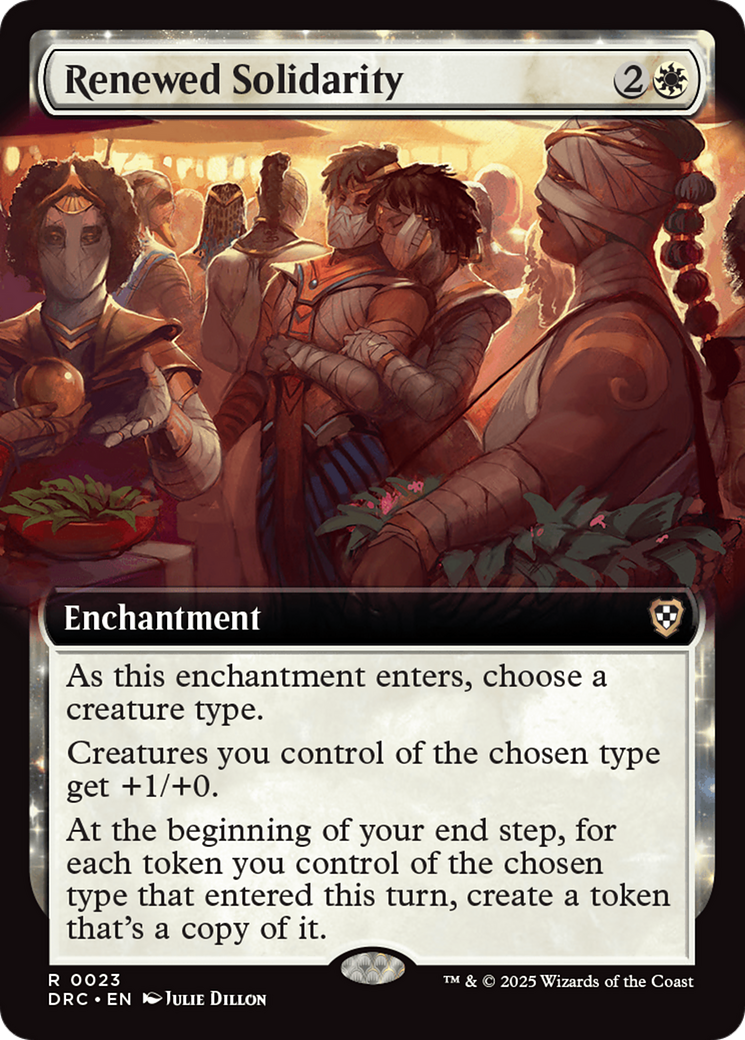 Renewed Solidarity (Extended Art) [Aetherdrift Commander] | Spectrum Games