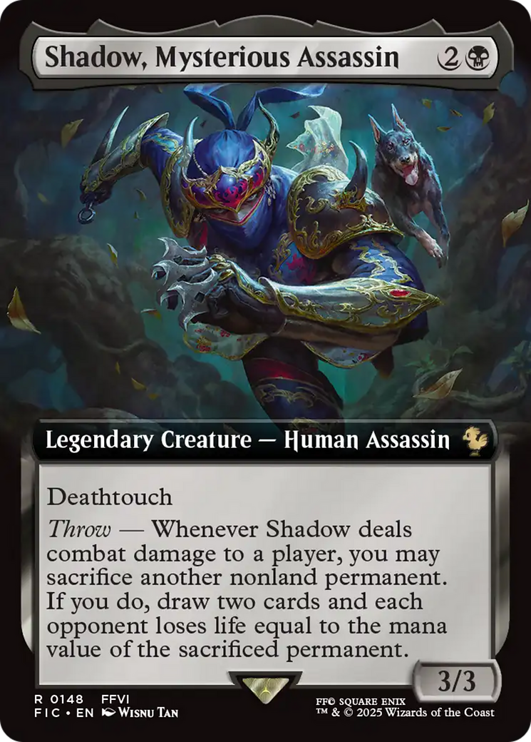 Shadow, Mysterious Assassin (Extended Art) [FINAL FANTASY Commander] | Spectrum Games