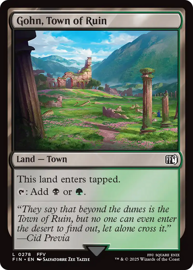 Gohn, Town of Ruin [FINAL FANTASY] | Spectrum Games
