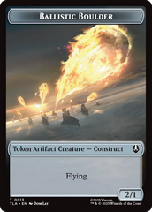 Ballistic Boulder // Food (0019) Double-Sided Token [Avatar: The Last Airbender Tokens] | Spectrum Games