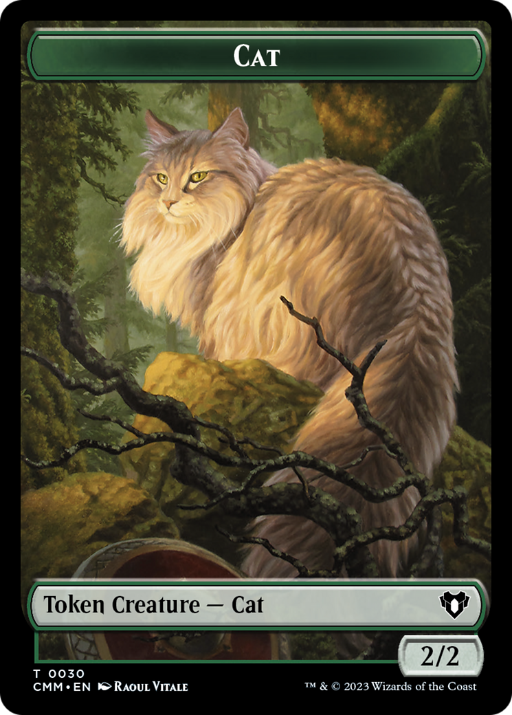 Cat Token (30) [Commander Masters Tokens] | Spectrum Games