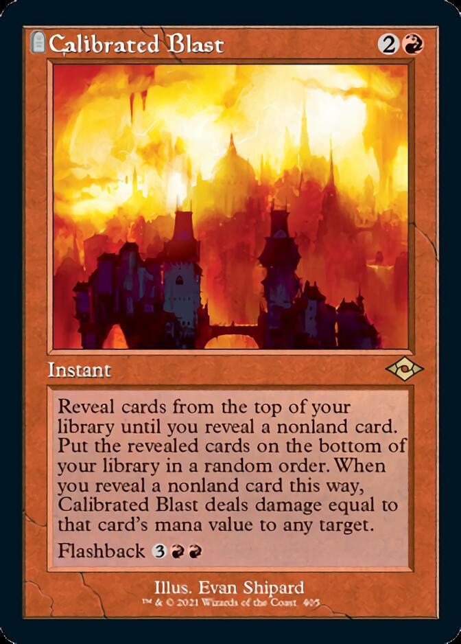 Calibrated Blast (Retro) [Modern Horizons 2] | Spectrum Games