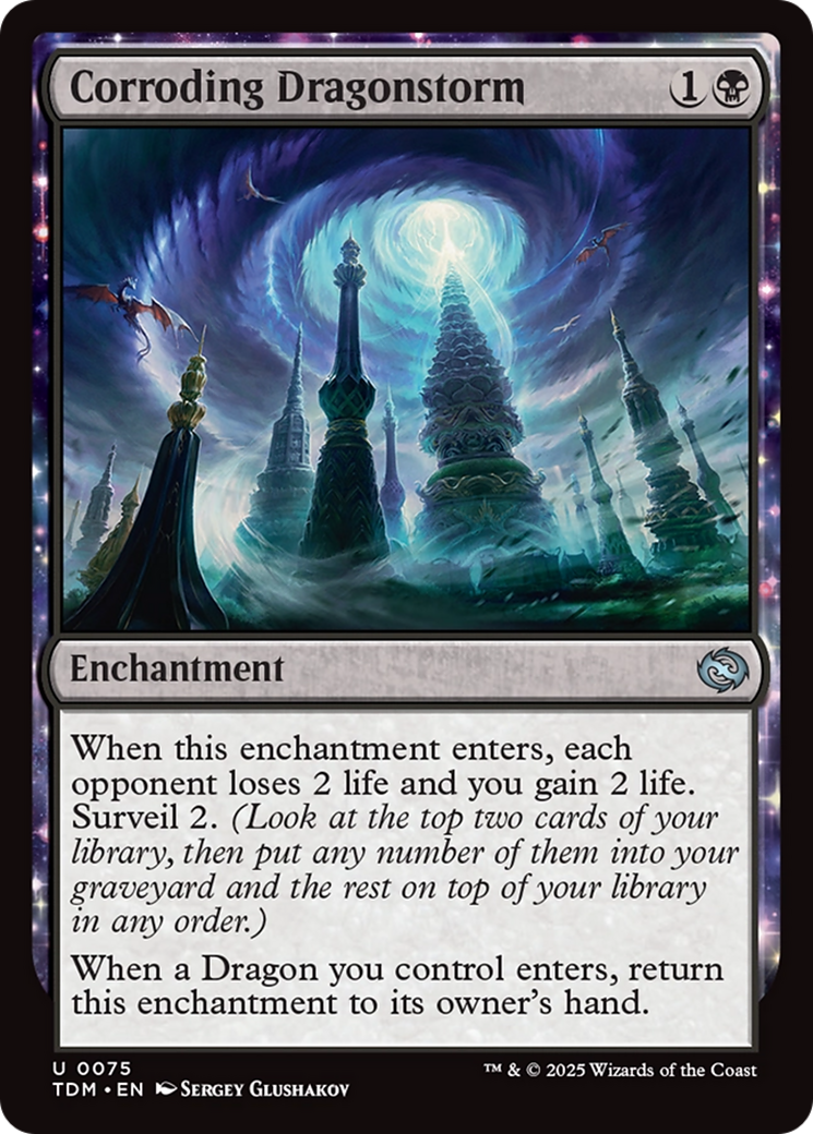 Corroding Dragonstorm [Tarkir: Dragonstorm] | Spectrum Games