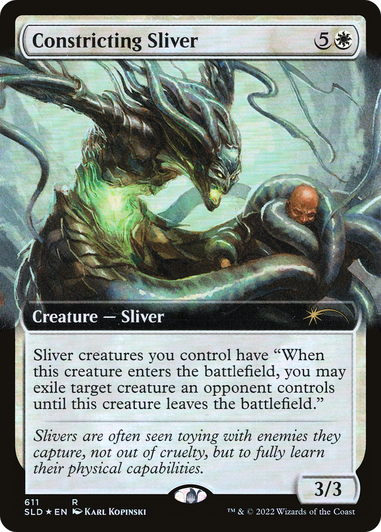 Constricting Sliver (Extended Art) [Secret Lair Drop Promos] | Spectrum Games