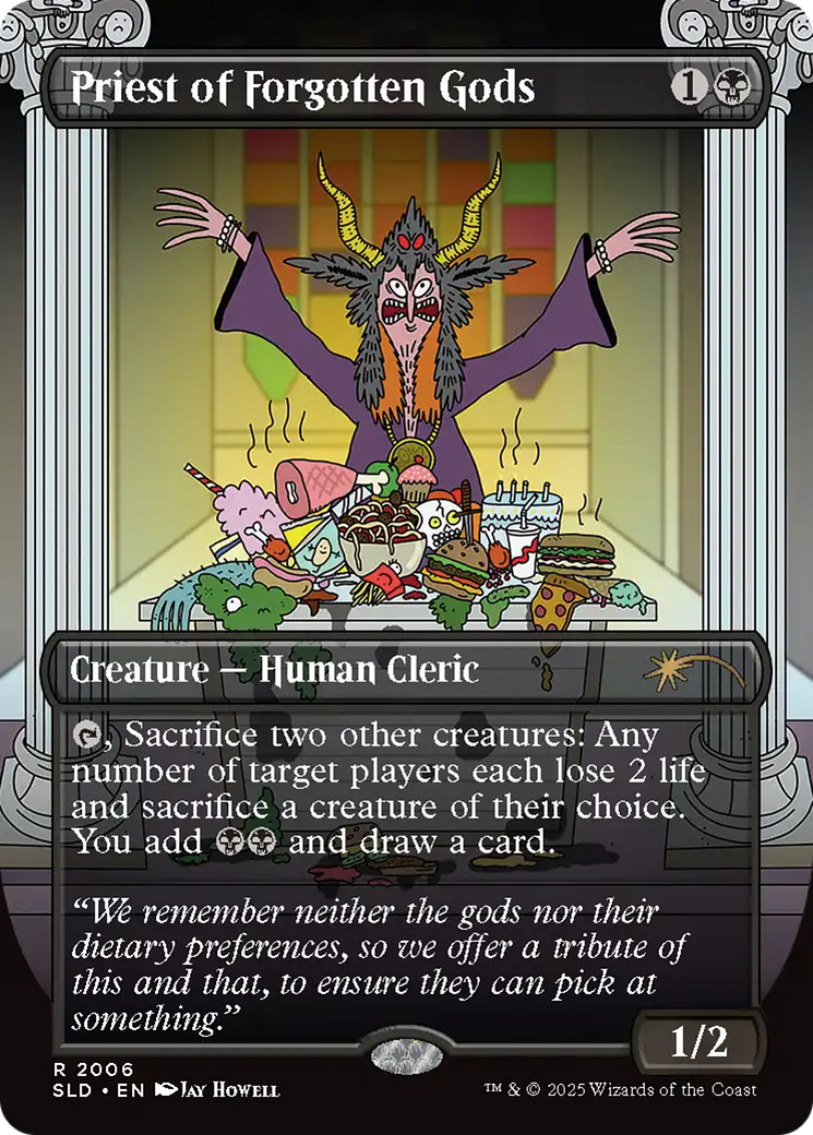 Priest of Forgotten Gods (Rainbow Foil) [Secret Lair Drop Series] | Spectrum Games