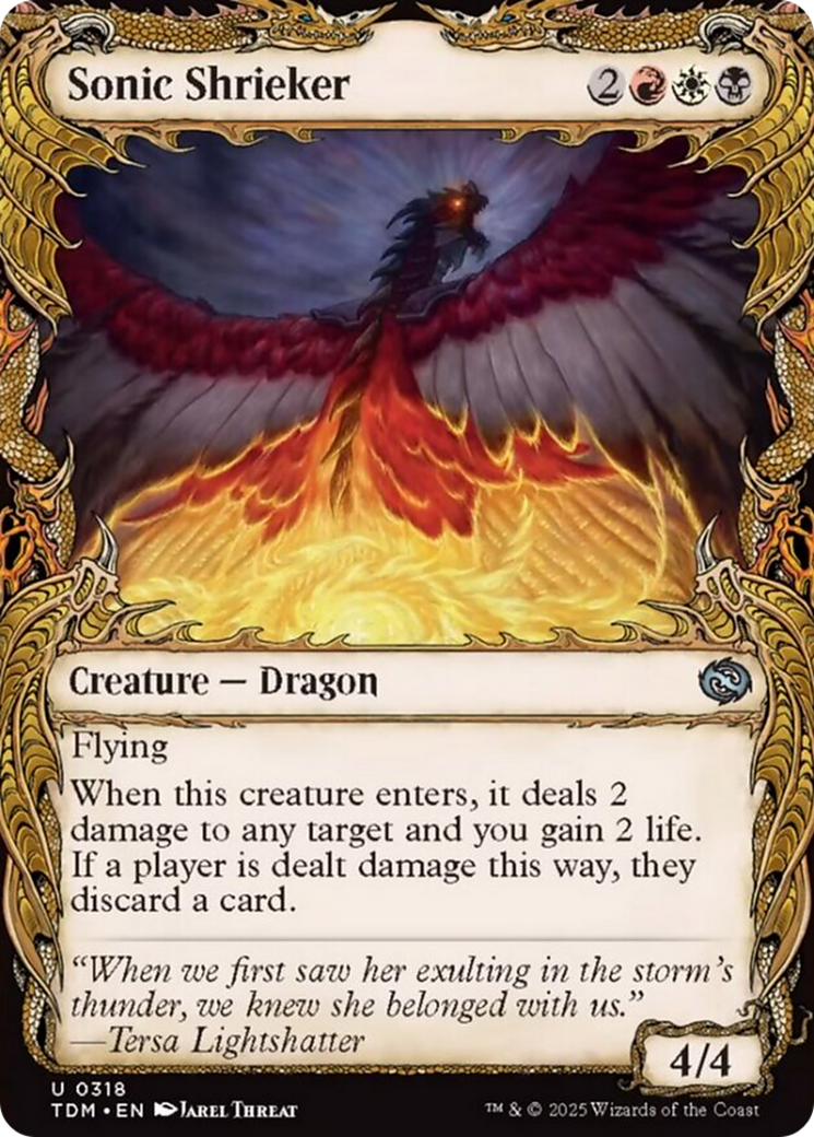 Sonic Shrieker (Showcase) [Tarkir: Dragonstorm] | Spectrum Games