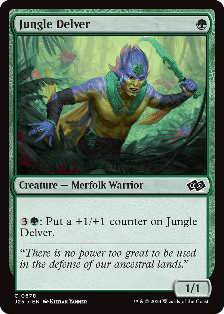 Jungle Delver [Foundations Jumpstart] | Spectrum Games