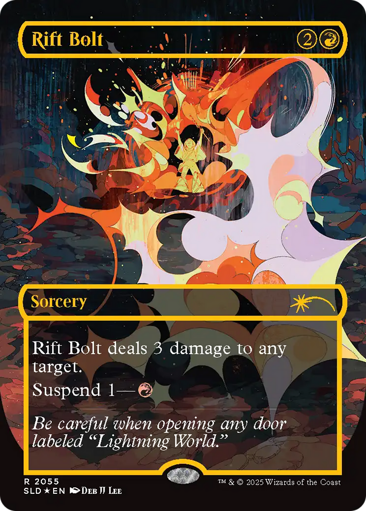 Rift Bolt (2055) (Raised Foil) [Secret Lair Drop Series] | Spectrum Games