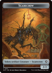Snake // Scarecrow Double-Sided Token [Lorwyn Eclipsed Tokens] | Spectrum Games