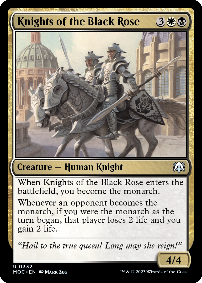 Knights of the Black Rose [March of the Machine Commander] | Spectrum Games