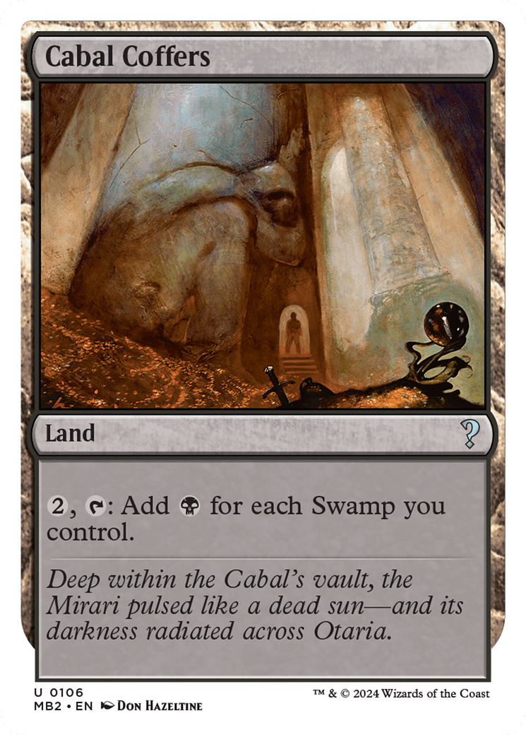 Cabal Coffers (White Border) [Mystery Booster 2] | Spectrum Games