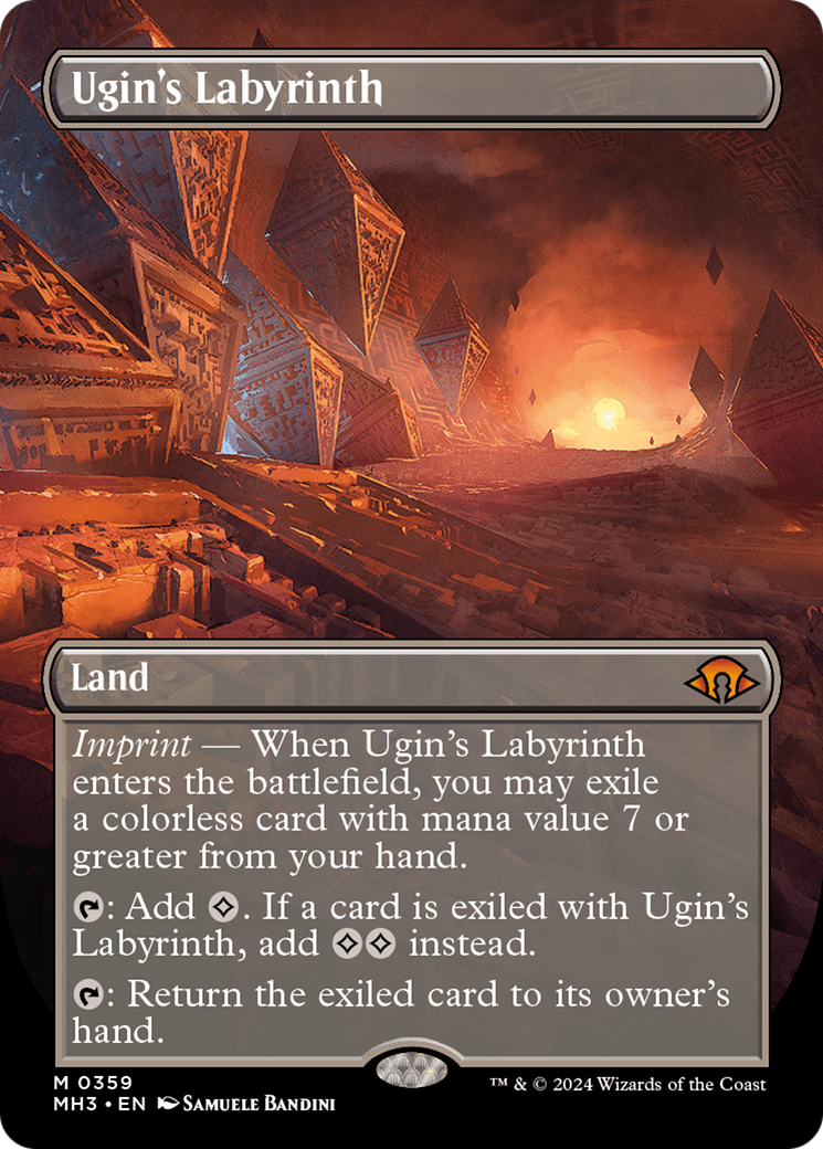 Ugin's Labyrinth (Borderless) [Modern Horizons 3] | Spectrum Games