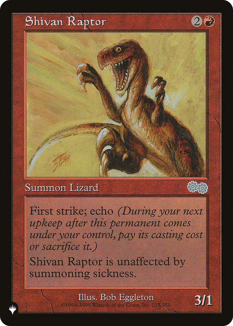 Shivan Raptor [The List Reprints] | Spectrum Games